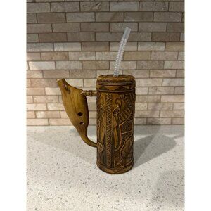 Disney Park Animal Kingdom Lion King Ocarina Mug Souvenir Sipper Cup Tumbler WDW